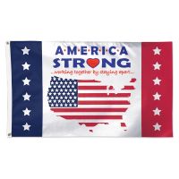 Patriotic America Strong Flag - Deluxe 3' X 5'