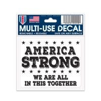 Patriotic We Are All In This Together Multi-Use Decal 3" x 4"