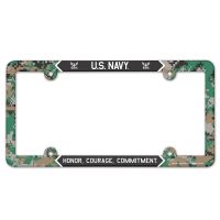 U.S. Navy Lic Plate Frame Full Color