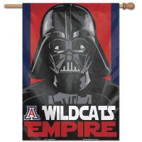 Arizona Wildcats star wars vader Vertical Flag 28" x 40"
