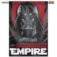 Arkansas Razorbacks star wars vader Vertical Flag 28" x 40"