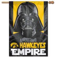 Iowa Hawkeyes DARTH VADER Vertical Flag 28" x 40"
