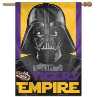 LSU Tigers star wars vader Vertical Flag 28" x 40"