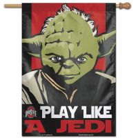 Ohio State Buckeyes YODA Vertical Flag 28" x 40"