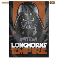 Texas Longhorns DARTH VADER Vertical Flag 28" x 40"