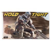 The Mandalorian / A Star Wars Story HOLD TIGHT Flag - Deluxe 3' X 5'