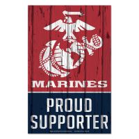 U.S. Marines Wood Sign 11" x 17" 1/4" thick