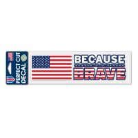 Patriotic Perfect Cut Decals 3" x 10"