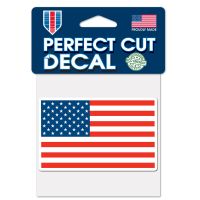 Patriotic Perfect Cut Color Decal 4" x 4"