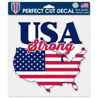 Patriotic Perfect Cut Color Decal 8" x 8"