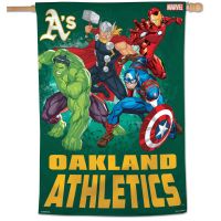 Oakland A's / Marvel (c) 2021 MARVEL Vertical Flag 28" x 40"