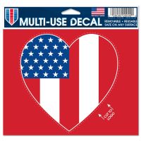 Patriotic Multi-Use Decal - cut to logo 5" x 6"