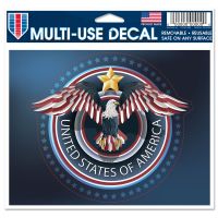 Patriotic Multi-Use Decal - cut to logo 5" x 6"