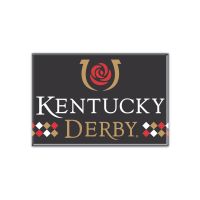 Kentucky Derby Metal Magnet 2.5" x 3.5"