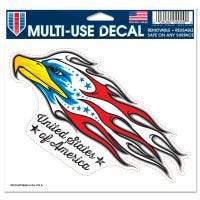 Patriotic Multi-Use Decal - cut to logo 5" x 6"