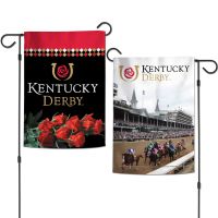 Kentucky Derby Garden Flags 2 sided 12.5" x 18"