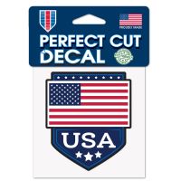 Patriotic Perfect Cut Color Decal 4" x 4"