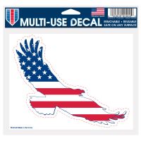 Patriotic Multi-Use Decal - cut to logo 5" x 6"