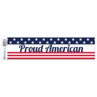 Patriotic Bumper Strip 3" x 12"