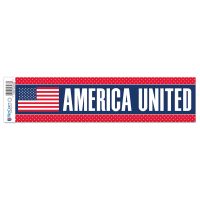 Patriotic Bumper Strip 3" x 12"