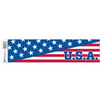 Patriotic Bumper Strip 3" x 12"