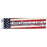 Patriotic Bumper Strip 3" x 12"