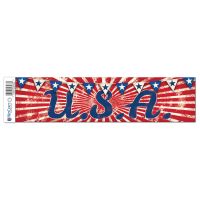 Patriotic Bumper Strip 3" x 12"