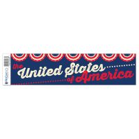 Patriotic Bumper Strip 3" x 12"