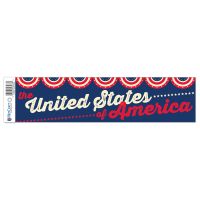 Patriotic Bumper Strip 3" x 12"