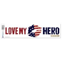 Patriotic Bumper Strip 3" x 12"