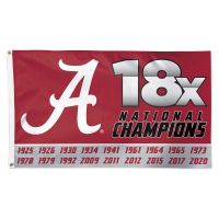 18 TIME CHAMPION Flag - Deluxe 3' X 5'