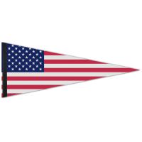 Patriotic Premium Pennant 12" x 30"