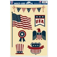 Patriotic Multi-Use Decal 11" x 17"