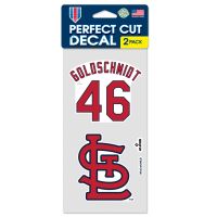 St. Louis Cardinals Perfect Cut Decal Set of two 4"x4" Paul Goldschmidt