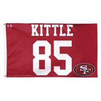 San Francisco 49ers Flag - Deluxe 3' X 5' George Kittle