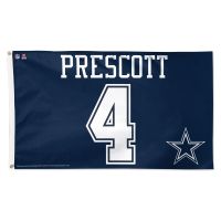 Dallas Cowboys Flag - Deluxe 3' X 5' Dak Prescott