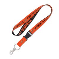 Campbell Fighting Camels SLOGAN Lanyard w/detachable buckle 1"