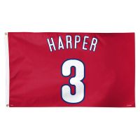 Philadelphia Phillies / MLB Players Flag - Deluxe 3' X 5' Bryce Harper