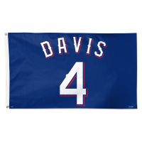 Texas Rangers Flag - Deluxe 3' X 5' Khris Davis
