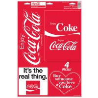 Coca-Cola Multi-Use Decal 11" x 17"
