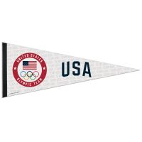 USOC Team USA Logo Premium Pennant 12" x 30"