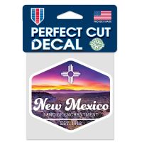 State / New Mexico Perfect Cut Color Decal 4" x 4"