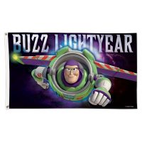 / Disney BUZZ LIGHTYEAR FLYING Flag - Deluxe 3' X 5' Buzz