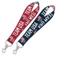 USOC Team USA Logo Lanyard Key Strap 1"