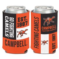 Campbell Fighting Camels COLOR BLOCK Can Cooler 12 oz.
