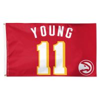 Atlanta Hawks Flag - Deluxe 3' X 5' Trae Young