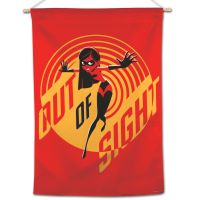 / Disney INCREDIBLES Vertical Flag 28" x 40" Violet