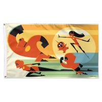 Incredibles / Disney INCREDIBLES Flag - Deluxe 3' X 5' Incredibles - Multiple Characters