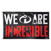 / Disney INCREDIBLES Flag - Deluxe 3' X 5' Incredibles - Multiple Characters