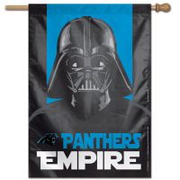 Carolina Panthers / Star Wars Vader Vertical Flag 28" x 40"